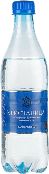 Изображение Вода газ рН 7,9 Кристалица питьевая артезианская Кристалица п/б, 0,5 л