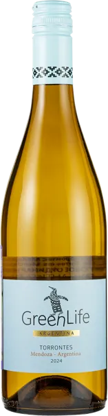 Изображение Вино белое сухое стиль №5 Торронтес Мендоса Грин Лайф Антигаль с/б, 0,75 л