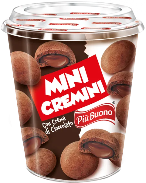 Изображение Печенье мини шоколадное Пъю буоно с шоколадной начинкой Пъю Буоно п/б, 125 г