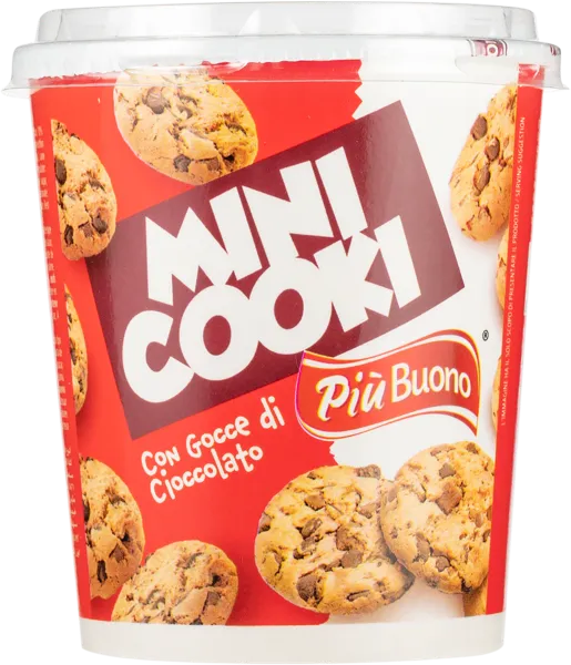 Изображение Печенье мини Пъю буоно с шоколадной крошкой Пъю Буоно п/б, 125 г