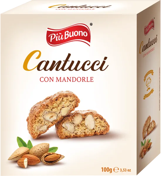 Изображение Кантуччи печенье Пъю буоно с миндалем Пъю Буоно кор, 100 г