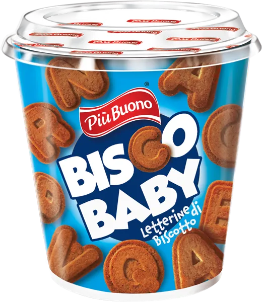 Изображение Печенье песочное Пъю буоно буквы с какао Пъю Буоно п/б, 125 г