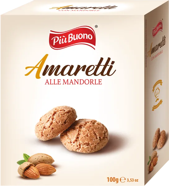 Изображение Амаретти печенье Пъю буоно классическое Пъю Буоно кор, 100 г