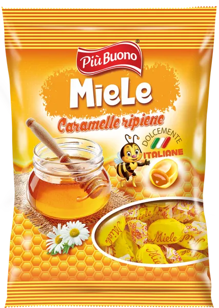 Изображение Карамель с начинкой Пъю буоно медовая Пъю Буоно м/у, 175 г