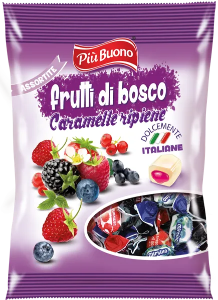 Изображение Карамель мягкая Пъю буоно фруктовое ассорти Пъю Буоно м/у, 175 г