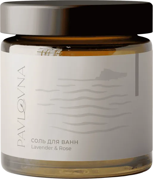 Изображение Соль для ванны Павловна лаванда и роза ИП Пожарицкая М.П. м/у, 500 г