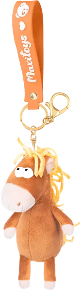 Изображение Мягкая игрушка 10см Макси тойз коняш рыжий Джангсу Сохо , 1 шт