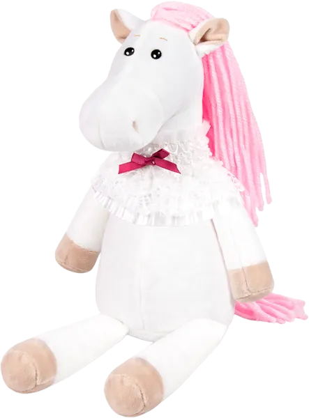 Изображение Мягкая игрушка 22см Макси тойз лошадка пинки Джангсу Сохо , 1 шт