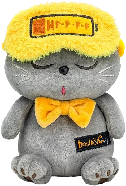 Изображение Мягкая игрушка 16см эмоции Будибаса басик кот на подзарядке МПП ООО к/у, 1 шт