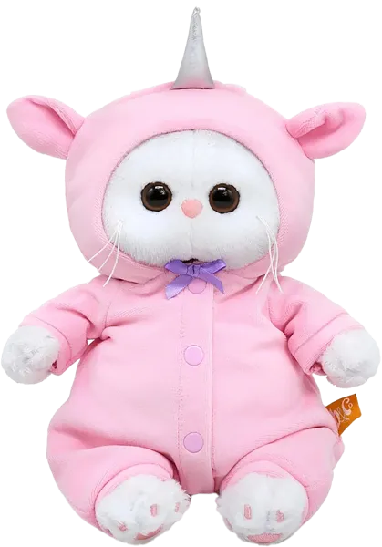 Изображение Мягкая игрушка 20см Будибаса друзья басика ли-ли бейби единорог МПП ООО к/у, 1 шт