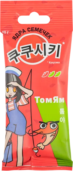 Изображение Семечки подсолнечника Кукусики ядра том ям ИП Наникова ИЮ м/у, 40 г