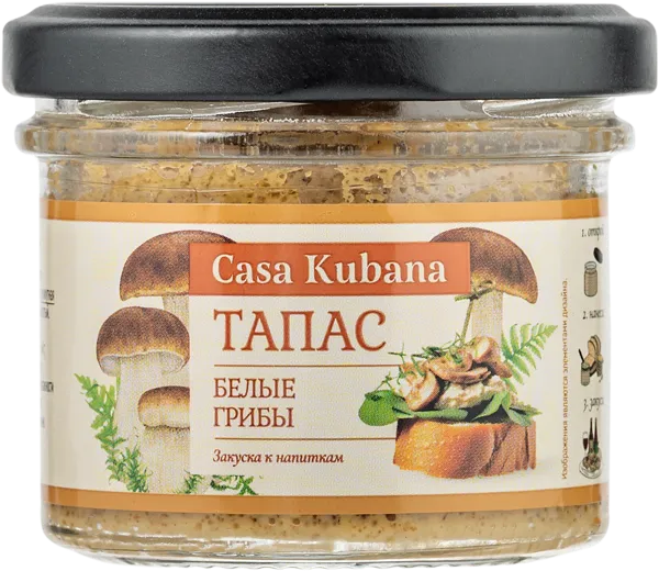 Изображение Тапас Каза Кубана белые грибы Другой продукт с/б, 90 г