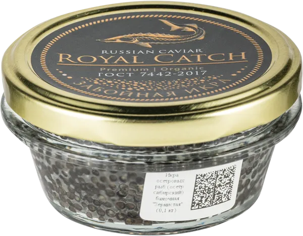 Изображение Икра зернистая Ройал Кэтч осетровая Ресурс ООО с/б, 100 г