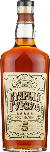 Изображение Коньяк 5 лет 40% Старый Гурзуф 5 звезд Фотисаль с/б, 0,5 л