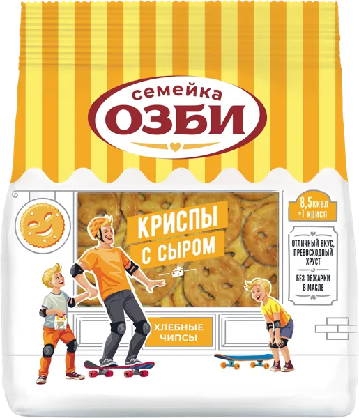 Изображение Криспы Озби с сыром ОЗБИ м/у, 100 г