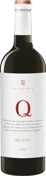 Изображение Вино белое сухое стиль №2 Совиньон Блан купаж ЗНМП Формула Кью Блан Фанагория с/б, 0,75 л