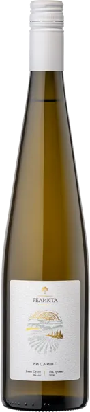 Изображение Вино белое сухое стиль №2 Рислинг ЗГУ Реликта КФХ Цветков с/б, 0,75 л