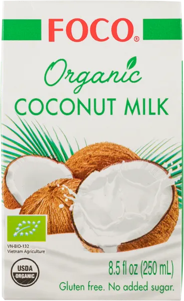 Изображение Молоко кокосовое Фоко органик Фоко т/п, 250 мл