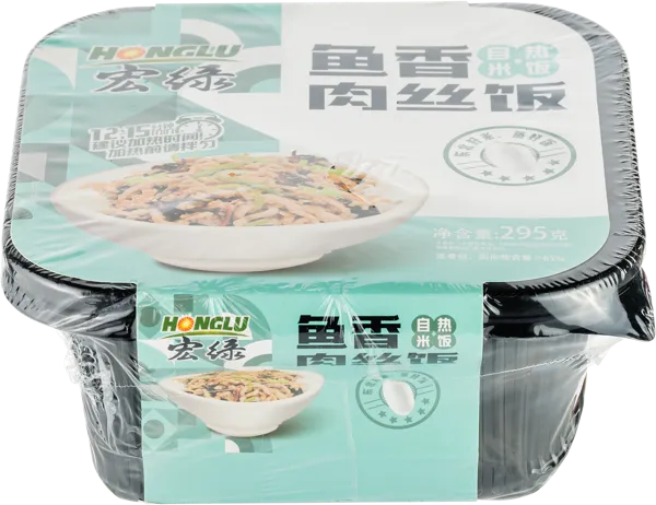Изображение Рис саморазогревающийся Хонглу свинина чеснок перец Хэйлунцзян Хонглу п/у, 295 г