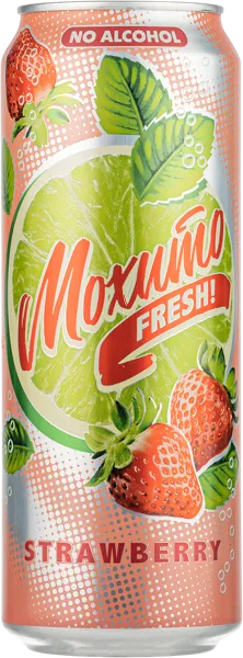 Изображение Напиток газ Мохито Фреш лимон лайм земляника ВПК ж/б, 0,45 л