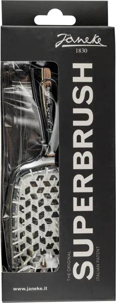 Изображение Расческа для волос Янеке щетка белая хром Джорджио Янеке п/у, 1 шт