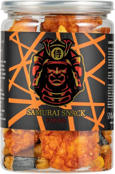 Изображение Снеки бобовые Тако Самурай умами чили Ямата Фудс п/у, 100 г