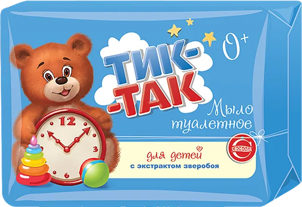 Изображение Мыло туалетное детское Свобода экстракт зверобоя Свобода м/у, 150 г