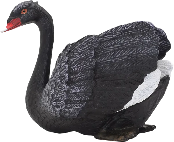 Изображение Фигурка 6,8см Детское время черный лебедь Морефан Текнолоджи , 1 шт