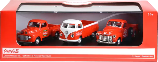 Изображение Машина 1:72 Мотор сити набор пикапов кока кола М энд Д к/у, 3 шт