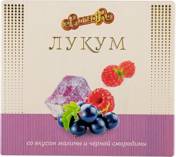 Изображение Лукум Бонсуар малина и смородина Ален кор, 250 г