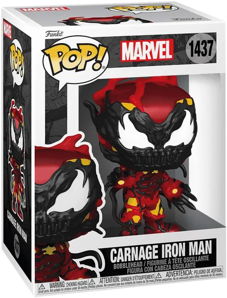 Изображение Фигурка 1437 подвижная 3+ Фанко поп комиксы железный человек Фанко к/у, 1 шт