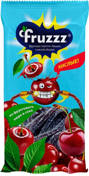 Изображение Спагетти фруктовое  Фруззз вишня кислая Пермская КФ м/у, 80 г