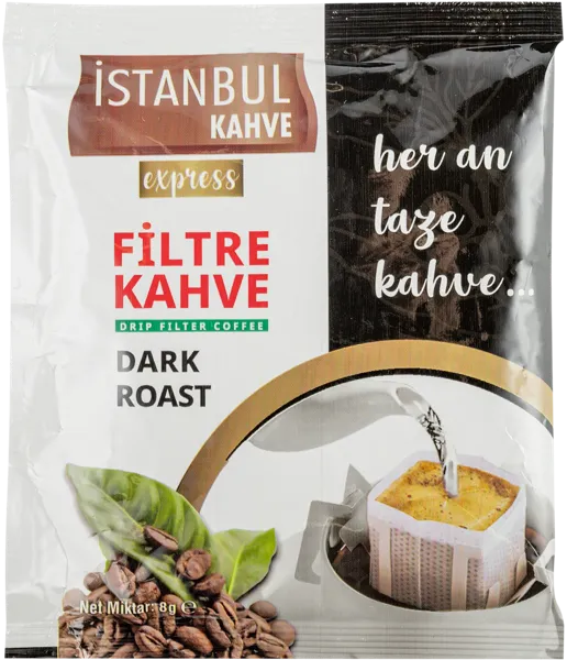 Изображение Кофе дрип-пакет Стамбул темная обжарка Истанбул Кахве м/у, 8 г