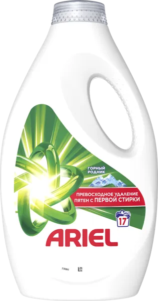 Изображение Средство для стирки жидкое Ариель горный родник Проктер Энд Гэмбл п/у, 1,1 л