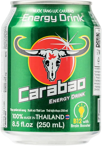 Изображение Напиток Энергетический Карабао Карабао ж/б, 0,25 л