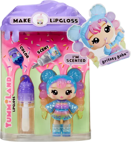 Изображение Набор для изг блеска для губ Яммиленд кукла бритни боба МГА п/у, 1 шт