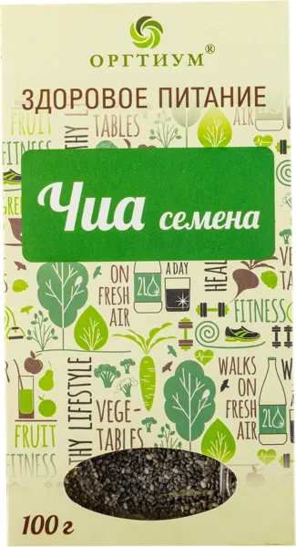 Изображение Семена Оргтиум чиа Оргтиум Плюс к/у, 100 г