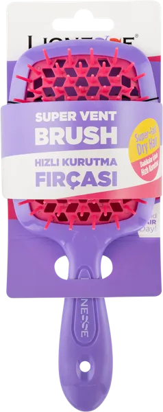 Изображение Расческа для волос Лайонесс пластик прямоугольная Тарко к/у, 1 шт