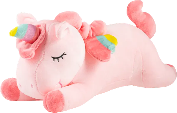 Изображение Мягкая игрушка 40 см Макси тойз розовая единорожка Макси Тойз , 1 шт