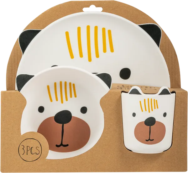 Изображение Набор посуды детской Купман тарелка миска стакан Купман Интернэшнл к/у, 1 шт