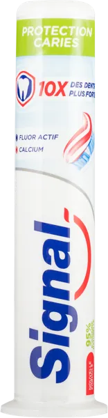 Изображение Зубная паста с дозатором Сигнал фтор и кальций Сигнал п/у, 100 мл