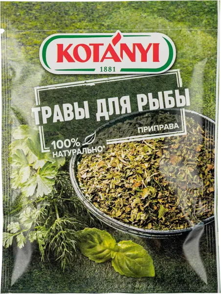 Изображение Приправа для рыбы Котани травы Котани Гмбх м/у, 15 г