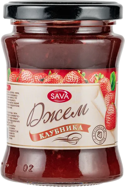 Изображение Джем САВА клубника САВА ТПК с/б, 300 г