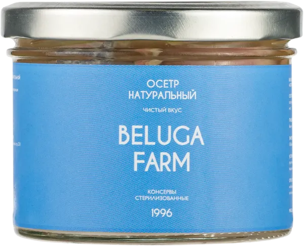 Изображение Осетр в собственном соку БелугаФарм Белуга АРК с/б, 220 г
