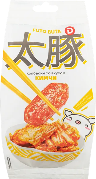 Изображение Колбаски сырокопченые Футо Бута кимчи Дымовское КП м/у, 50 г