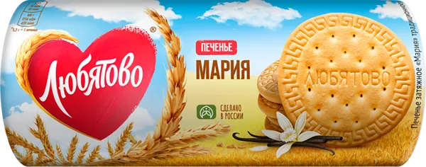 Изображение Печенье затяжное Любятово Мария традиционное Любятово м/у, 156 г