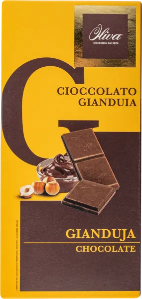 Изображение Шоколад молочный Олива паста джандуйя Дольчиолива кор, 85 г