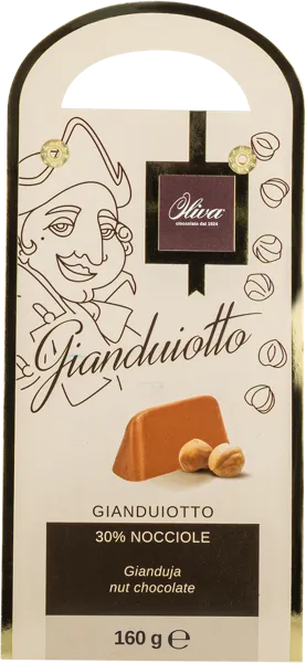 Изображение Конфеты шоколадные Олива джандуйотто 30% Дольчиолива м/у, 160 г