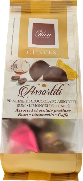Изображение Конфеты темный шоколад Олива ром лимончелло кофе Дольчиолива м/у, 198 г