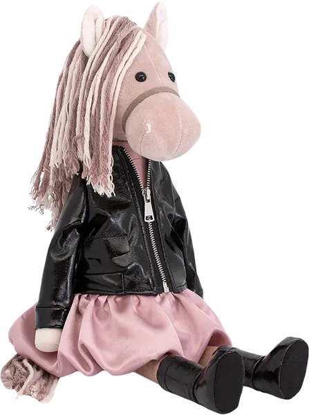 Изображение Мягкая игрушка 30см Символ года лошадка рокси Оранж Тойс , 1 шт